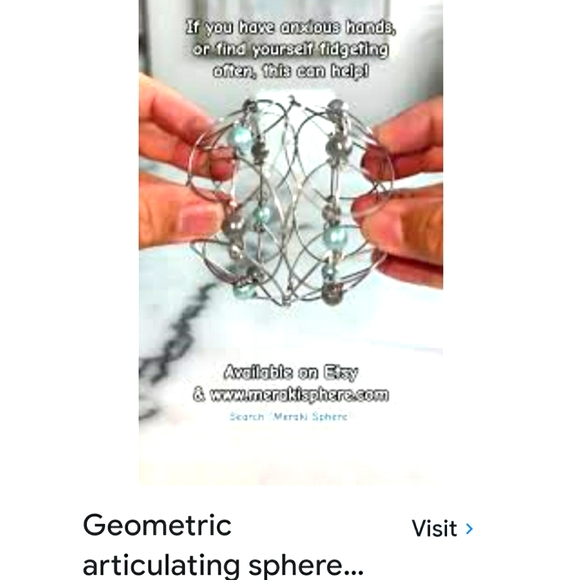 Geometric Fidget For Anxiety And Anxious Hands - Picture 1 of 4